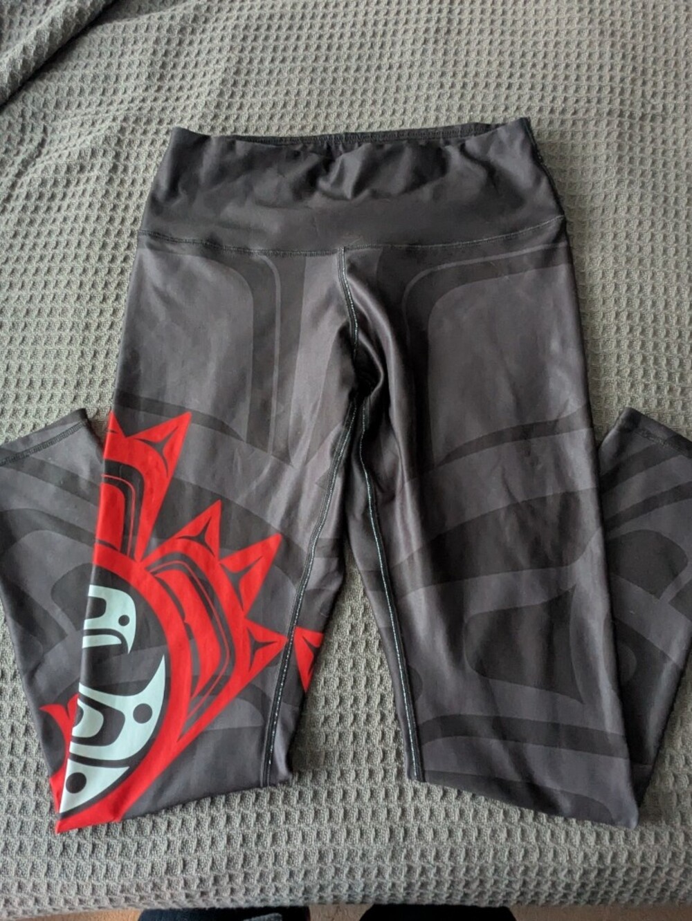 NoMiNoU Maple Leaf Eagle High Waisted Leggings